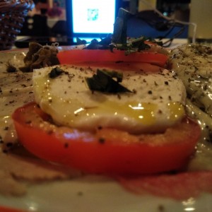 tris del cheff capressa, Vitel tone y carpaccio de lomito