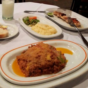 pasticho de pasta de albahaca