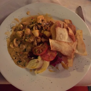 Cau cau de mariscos 