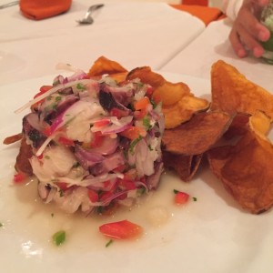 CEVICHE AL GUSTO, con pulpo... MUY RICO! 