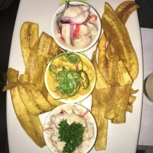 trio de ceviche