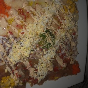 trio de carpaccio atun, salmon y pulpo