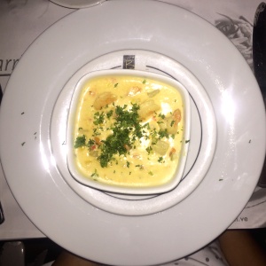 Chupe de Camarones, muy bueno!!!