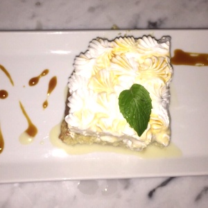 Tres Leches, un buen postre en este restaurante.