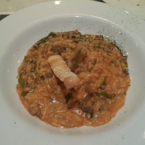 rissotto de lomito con esparragos