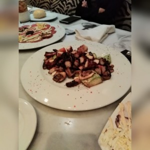 pulpo al grill