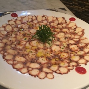 Carpaccio de Pulpo
