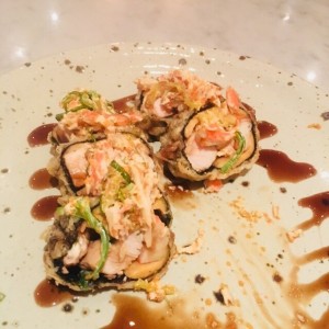 Platano Roll de Pollo y Dinamita