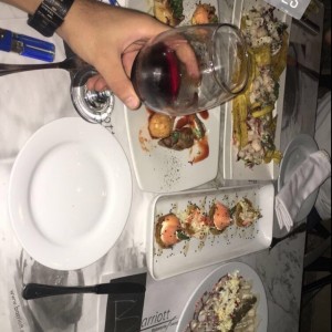 desgustasion de mariscos