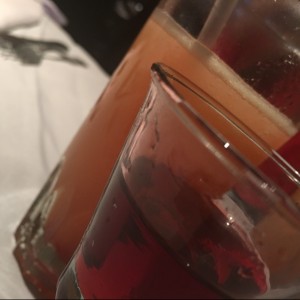 naranjada frape con granadina