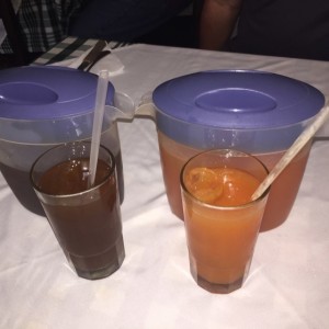 Jarra de 1 Litro de Papelon con Limon y Jarra de 1 litro de Lechoza