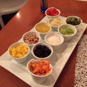 Aderezos para el arroz con mango