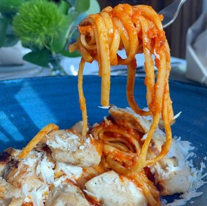 Linguine napole con pollo
