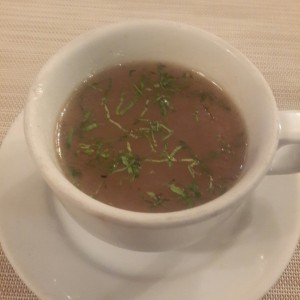 Consome de Carne, muy bueno