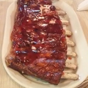 Costillas con salsa bbq
