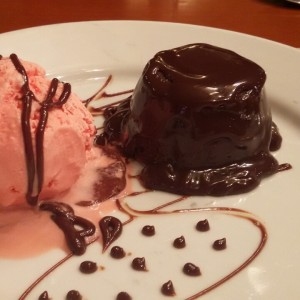 souffle de chocolate