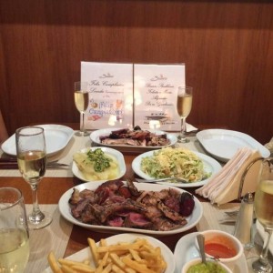 Parrilla Brasero picada en trozos