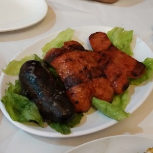 chorizo y morcilla