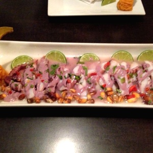 Tiradito de pulpo 
