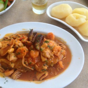 Robalo a la marinera