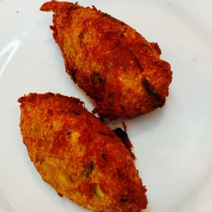 Bolillos de bacalao