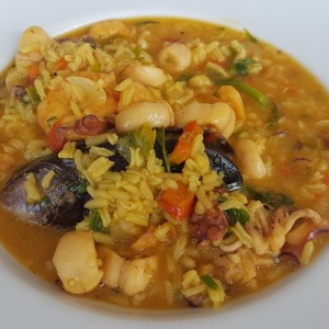 Asolado de mariscos