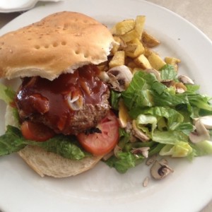 hamburguesa BBQ