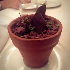 Postre: Tierra de Cacao