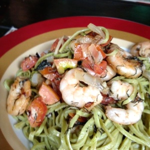 Linguini di gamberi