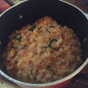 rissoto a la gamberi