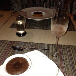 Fondant de Chocolate y Quesillo 