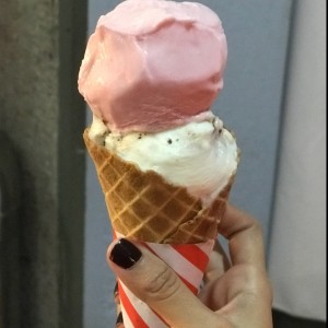 crema de fresa y strachstella