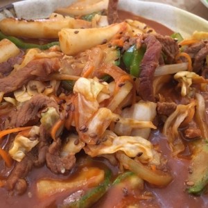 tok bok ki?pastel de arroz glutinoso)