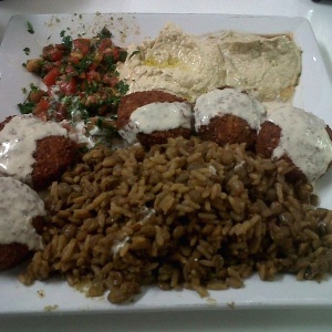 Plato de Falafel