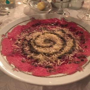 carpaccio de lomito