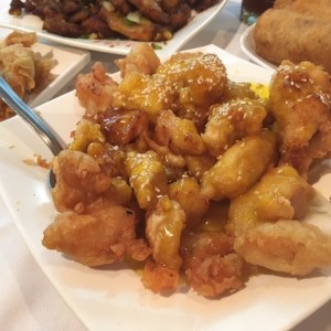 pollo con miel y ajonjoli
