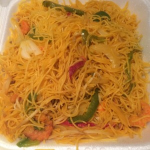 Fideos de arroz Singapur 