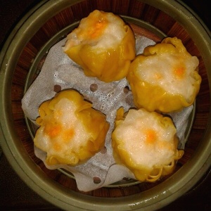 Dim Sung rellenos de cerdo y vegetales