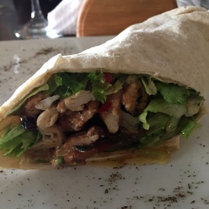 Wrap de Pollo .. Divino y muy grande!