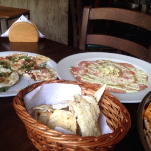 Carpaccio y bruschetas
