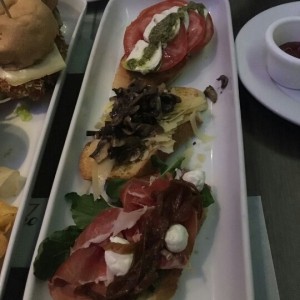 Triptico de montaditos