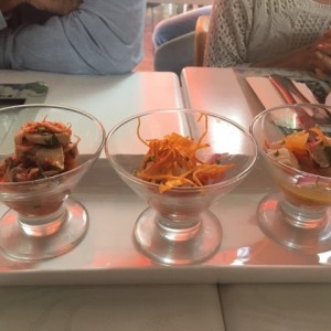 Triptico de ceviche