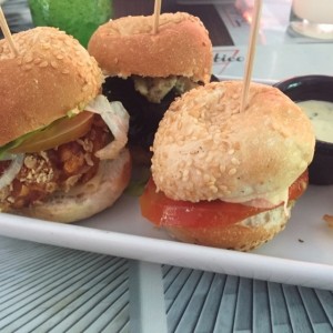 triptico de hamburguesa