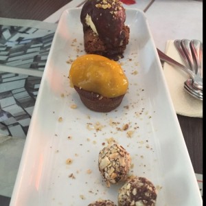 triptico de chocolate 