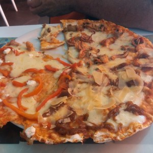 Triptico de pizza