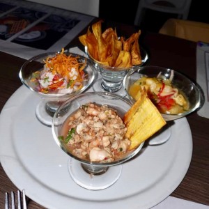 trio de ceviche