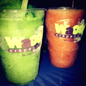 Frappe de mojito y de fruit ponch!