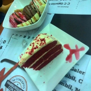 Banana slip y red velvet.