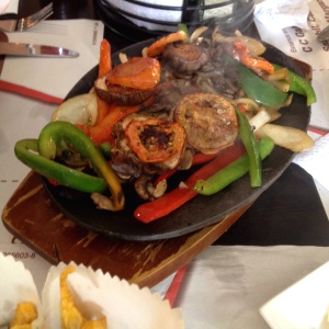 Fajitas vegetarianas