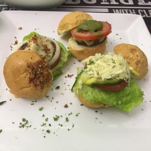 mini hamburguesas